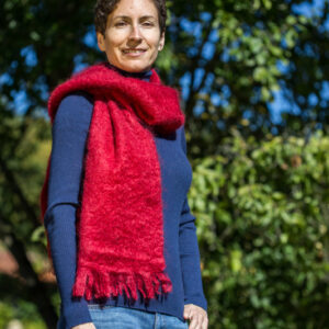 Echarpe Tissée Mohair et Soie