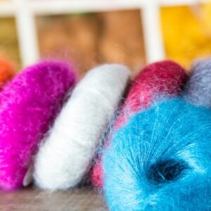 Fil à Tricoter Mohair et Soie