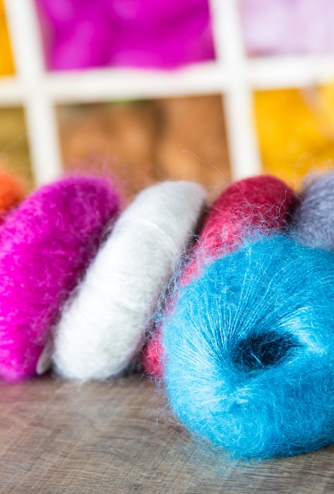 Fil à Tricoter Mohair et Soie