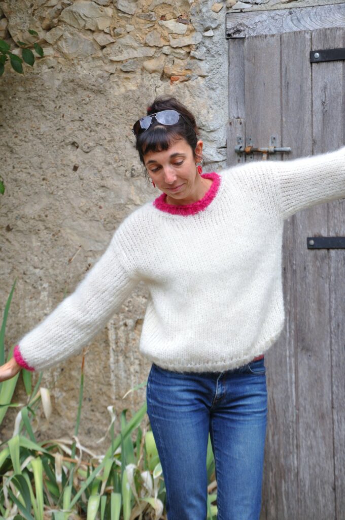 Pull B5 - Pur Mohair Fil double